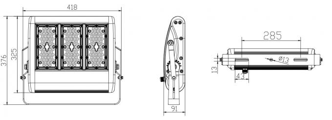 150W IP67 imprägniern LED-Bauarbeit-Lichter Meanwell-Fahrer, 10 Jahre Garantie-