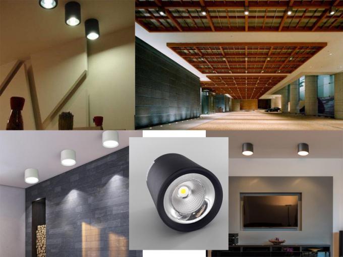 Schwarze Aluminiumoberfläche angebrachte LED-Decke, die 20 W für Mode-Speicher beleuchtet