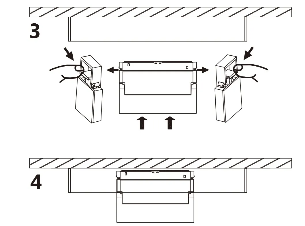 LED Magnetische Linearlicht Dünn schlank Aluminium Kunststoff SMD L-Form 30W Shop Kantine Getränke Buchladen Stoffladen 5