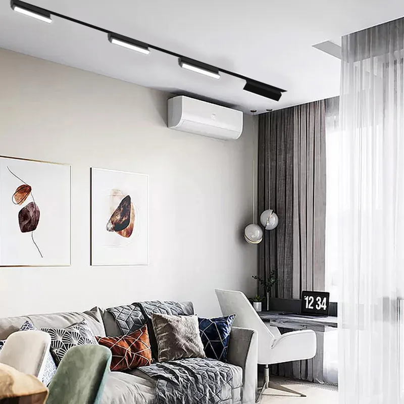 LED Magnetische Linearlicht Dünn schlank Aluminium Kunststoff SMD L-Form 30W Shop Kantine Getränke Buchladen Stoffladen 7