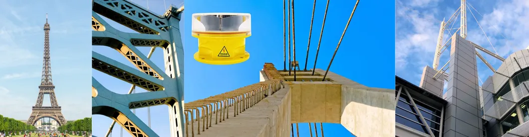 LED-Hindernisfeuer für die Luftfahrt  Fotozelle Druckguss IP66 Telekommunikation Gelb Gas Öl Offshore-Plattform 17