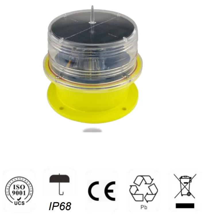 LED Solar Marine Laterne Licht Fotozelle Druckguss GPS IP68 80m/S Windkraftanlage Öl Offshore-Plattform 3
