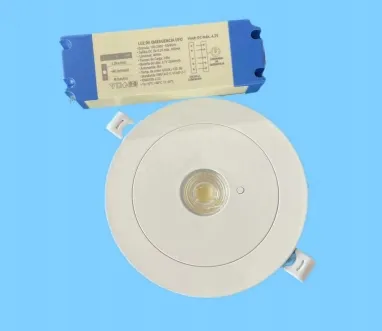 Downlight Panik Notausgang Fluchtwegschild Licht 3h IP65 Batterie Einkaufszentrum Werkstatt Mall 4