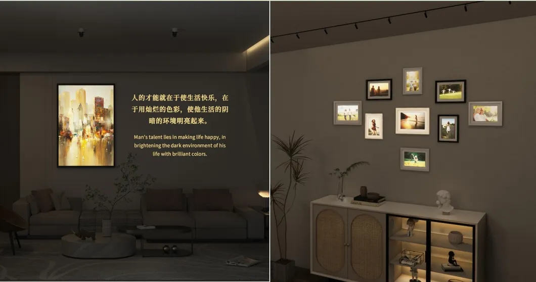 LED Logo Gobo Projektor Licht UV ND Zoombar Erweitert IP65 Ra97+ Kontur Ausstellungszentrum 19
