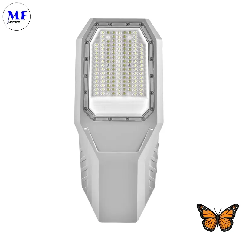 LED Solar Garten Straßenwandlicht Aluminium Wasserdicht 200W IP65 Ik08 Kompaktes Parkweg Bürgersteige Autobahn 0