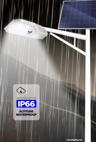 LED Solar Garten Straßenwandlicht Aluminium Wasserdicht 200W IP65 Ik08 Kompaktes Parkweg Bürgersteige Autobahn 5