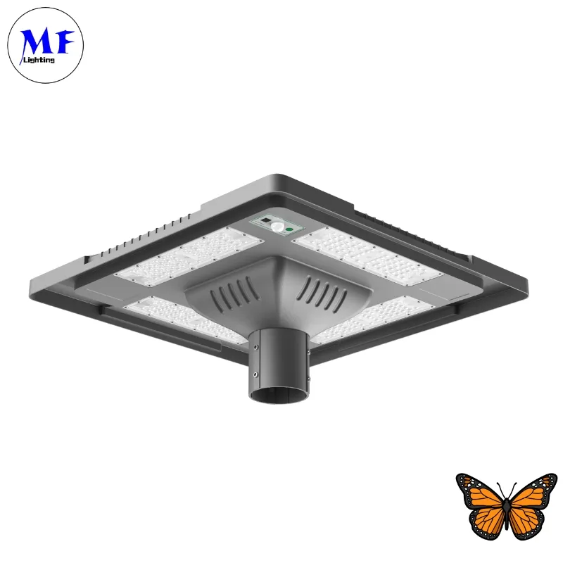 LED Solar Garten Straßen Wandleuchte Wasserdicht 40W IP65 IK08 Park Weg Bürgersteige Pla Schule Hof 2