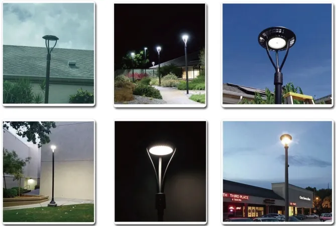 LED-Gartenleuchte Einstellbar Feuchtigkeitsschutz IP65 150W Wasserdicht 140lm/W Schwarz Feenrasenhof Post Top 10