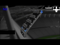 250-1250W verstellbar IP66 5 Jahre Wattanty LED-Hochmastlicht mit Überhitzschutz für Sport Fie