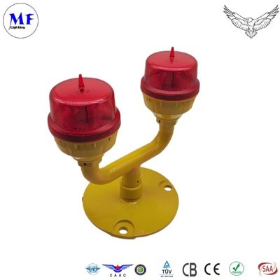 LED Low Medium High Intensity Single Light Aviation Obstruction Lamp With ICAO ISO 9001 Certificate
