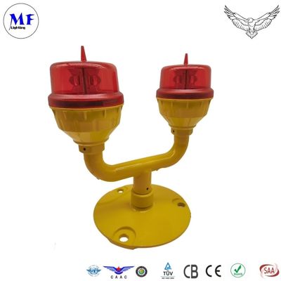 LED Low Medium High Intensity Single Light Aviation Obstruction Lamp With ICAO ISO 9001 Certificate