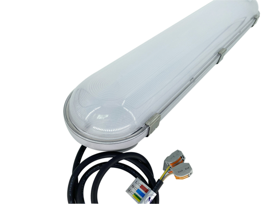 Waterproof IP65 LED Vapor Tight Light Fixture , Emergency Sensor LED Triproof Light