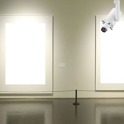 Factory Price 20W Fixed 55° Full Focal Length Dustfree LED Shapeable Contour Track Light for Art Gallery and Museums