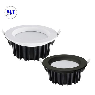 Factory Price Die-Cast Aluminum 40W SMD Ceiling Recessed Downlight Ugr<19 Anti-Glare Triac 0-10V Dali-2 Dali Dt8 Tuya Zigbee Dimmable Down Light