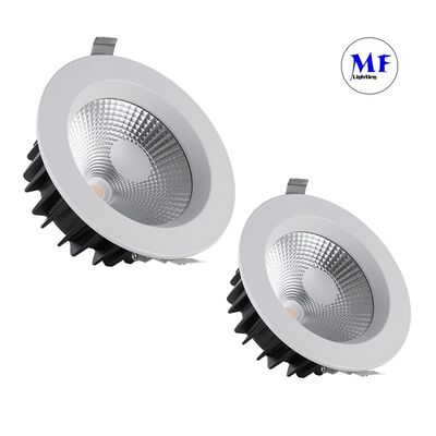 Factory Price COB LED Recessed Downlight IP40 Milky PC Diffuser 60° Beam Angle Triac 0-10V Dali-2 Dali Dt8 Tuya Zigbee Dimmable 10W Down Light