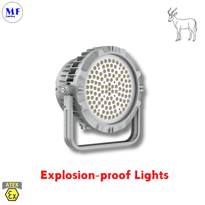 IP66 IK08 5 years warranty Various installation ways  Ra>80 ATEX Certified Die-Cast Aluminum Explosion Proof highbay Ligh