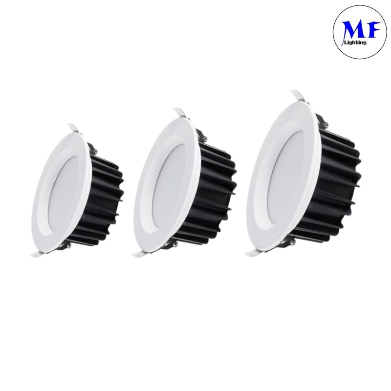 IP40 SMD Downlight 5W/7W/10W/12W/15W/20W/25W/30W/35W/40W/45W/50W Smart CCT Power Dimming Adjustable Smart Triac Dali 0-10V Recessed Aluminum LED Down Light