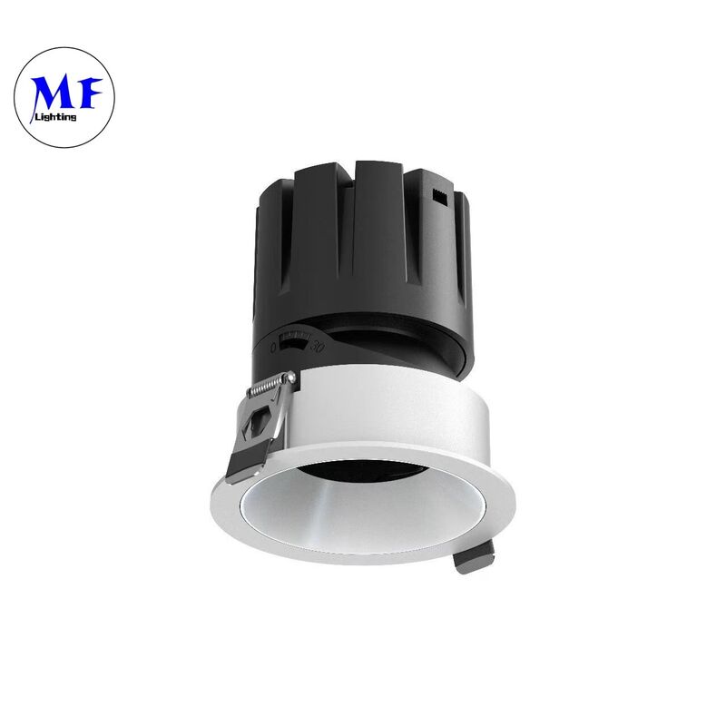 UGR<3 Anti-Glare COB LED Spot Downlight 24°/36° Beam Angle 100LM/W High Lumen Triac 0-10V DALI-2 Dimmable Recessed Ceiling Spotlight Down Light