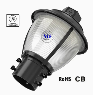 LED-Gartenleuchte, abstimmbar, Anti-Schock, IP65, 48/64/80W, wasserdicht, 130lm/W, Laterne, Schwarz und Weiß, Rasen
