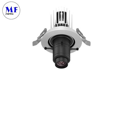 20W verstellbarer Zoom-LED-Konturlicht Gobo-Projektor Gimbal-Spurlicht mit Tridonic-Treiber für dynamische Lichteffekte