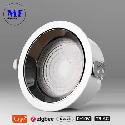 40W 160lm/W eingebettete LED-Abblendung Triac /0-10V/Dali-2 Dimmbarer Breitstrahlwinkel 120° 8INCH/10INCH Hochleistung 80W Anti-Glanz LED-Abblendung für gewerbliche Räume
