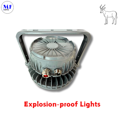 Fabrikpreis IP66 IK08 5 Jahre Garantie LED ATEX zertifizierte Explosionssicherheit High Bay Licht -40oC~+55oC Arbeitszeit Ex-Proof Licht für Ölraffinerie Chemieanlage