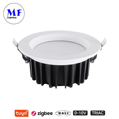 Fabrikpreis IP40 CCT einstellbare Triac Dali Tuya dimmbare intelligente Zigbee 15W SMD LED Einbaustrahler für Küche, Industrie, Einzelhandel, Gewerberäume