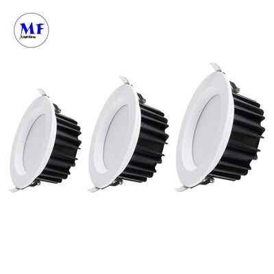 Fabrikpreis Druckguss-Aluminium 40W SMD Einbau-Deckenleuchte Ugr<19 Blendfrei Triac 0-10V Dali-2 Dali Dt8 Tuya Zigbee Dimmbare Downlight