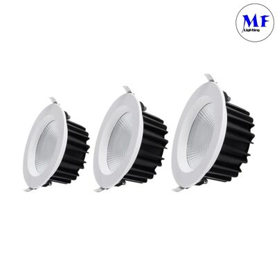 Aluminium 60 Grad Triac 0-10V Dali Smart Dimming Dimmable CCT Einstellbar 5W/7W/10W/12W/15W/20W/25W/30W/35W/40W/45W/50W Abblendlicht COB LED Abblendlicht