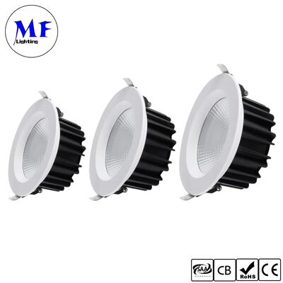 5W CRI90 100lm/W Triac /0-10V/Dali-2/Tuya Zigbee dimmbares LED-Einbaustrahler Abstrahlwinkel 60° Einbau-Blendfreier COB-LED-Downlight für Geschäftsräume