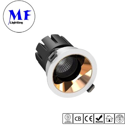 Blendfreies Ultra-Low UGR<3 Neigbares Einbau-Downlight LED-Deckenstrahler 7W 10W 15W 20W 25W Leistung Dimmbar DIP 5CCT Einstellbar